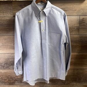 Vanheusen Mens Wrinkle Free Long Sleeve Dress Shirt 16 1/2 32/33